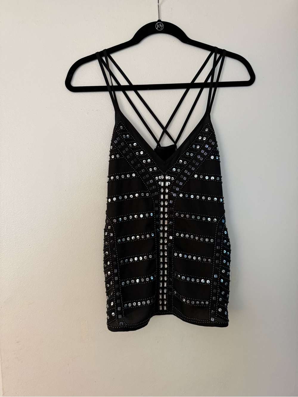 Express black studded top